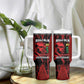 Malcolm X By Any Means Necessary Tumbler With Handle Retro Style