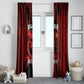 Malcolm X By Any Means Necessary Window Curtain Retro Style