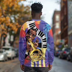Satchmofest What a Wonderful World Long Sleeve Shirt King Of Jazz SummerFest - African Pride