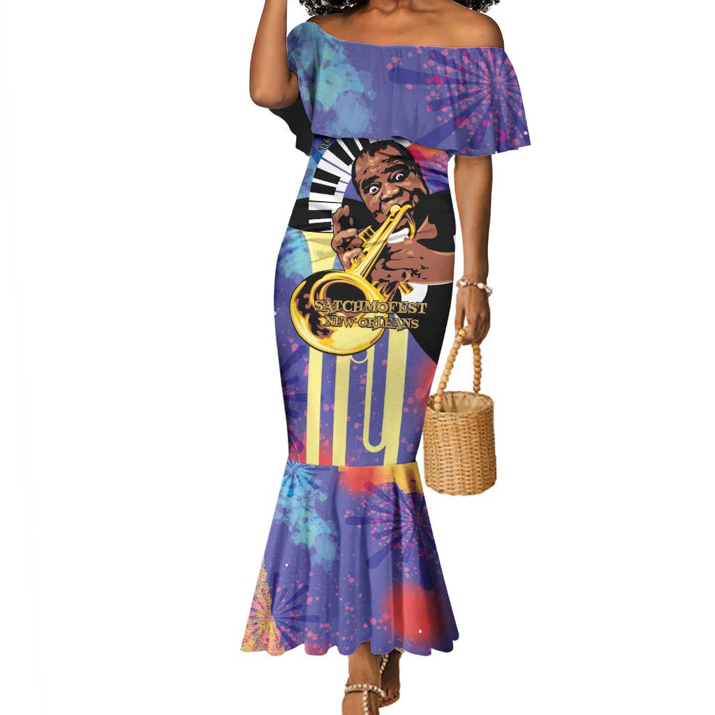 Satchmofest What a Wonderful World Mermaid Dress King Of Jazz SummerFest - African Pride