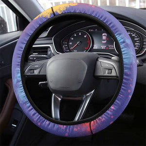 Satchmofest What a Wonderful World Steering Wheel Cover King Of Jazz SummerFest - African Pride