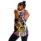 Satchmofest What a Wonderful World Women Racerback Tank King Of Jazz SummerFest - African Pride