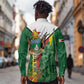 Personalized Zimbabwe Heroes' Day Long Sleeve Button Shirt Nyika yeZimbabwe Monument - Coat Of Arms - African Pride