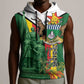 Personalized Zimbabwe Heroes' Day Sleeveless Hoodie Nyika yeZimbabwe Monument - Coat Of Arms - African Pride