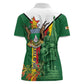 Personalized Zimbabwe Heroes' Day Women Polo Shirt Nyika yeZimbabwe Monument - Coat Of Arms - African Pride