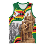 Happy Heroes Day Zimbabwe Basketball Jersey Unity Freedom Work LT15