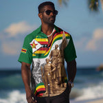 Happy Heroes Day Zimbabwe Hawaiian Shirt Unity Freedom Work - African Pride