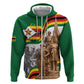 Happy Heroes Day Zimbabwe Hoodie Unity Freedom Work - African Pride