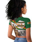 Happy Heroes Day Zimbabwe Raglan Cropped T shirt Unity Freedom Work - African Pride