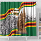 Happy Heroes Day Zimbabwe Shower Curtain Unity Freedom Work - African Pride
