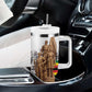 Happy Heroes Day Zimbabwe Tumbler With Handle Unity Freedom Work - African Pride
