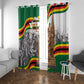 Happy Heroes Day Zimbabwe Window Curtain Unity Freedom Work - African Pride
