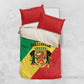 Republique du Congo Bedding Set Coat Of Arms African Pattern - African Pride
