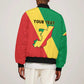 Personalized Republique du Congo Bomber Jacket Coat Of Arms African Pattern - African Pride