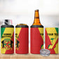 Personalized Republique du Congo 4 in 1 Can Cooler Tumbler Coat Of Arms African Pattern - African Pride