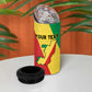 Personalized Republique du Congo 4 in 1 Can Cooler Tumbler Coat Of Arms African Pattern - African Pride