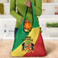 Republique du Congo Grocery Bag Coat Of Arms African Pattern - African Pride
