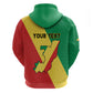 Personalized Republique du Congo Hoodie Coat Of Arms African Pattern - African Pride