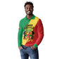 Personalized Republique du Congo Long Sleeve Polo Shirt Coat Of Arms African Pattern - African Pride
