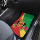 Personalized Congo-Brazzaville National Day Car Mats Coat Of Arms With Map - African Pride