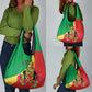 Personalized Congo-Brazzaville National Day Grocery Bag Coat Of Arms With Map - African Pride