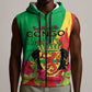 Personalized Congo-Brazzaville National Day Sleeveless Zip Hoodie Coat Of Arms With Map - African Pride