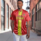Custom Republique du Congo Football Baseball Jersey Go Ba Diabulu ya Mbwaki Red Color - African Pride