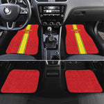 Republique du Congo Football Car Mats Go Ba Diabulu ya Mbwaki Red Color - African Pride