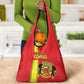 Republique du Congo Football Grocery Bag Go Ba Diabulu ya Mbwaki Red Color - African Pride