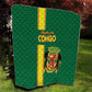 Republique du Congo Football Quilt Go Ba Diabulu ya Mbwaki Green Color - African Pride