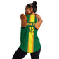 Custom Republique du Congo Football Women Racerback Tank Go Ba Diabulu ya Mbwaki Green Color - African Pride