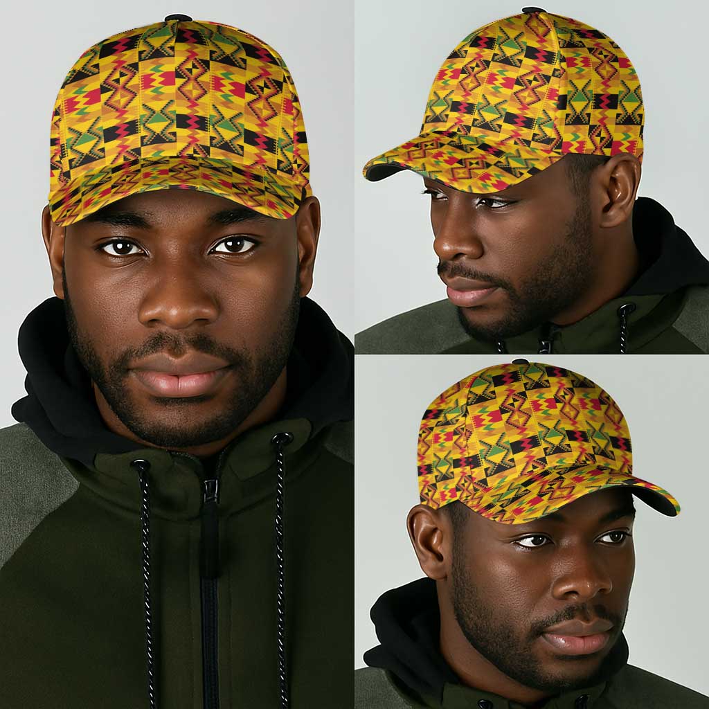 African Emaa Da Kente Pattern Classic Cap - African Pride