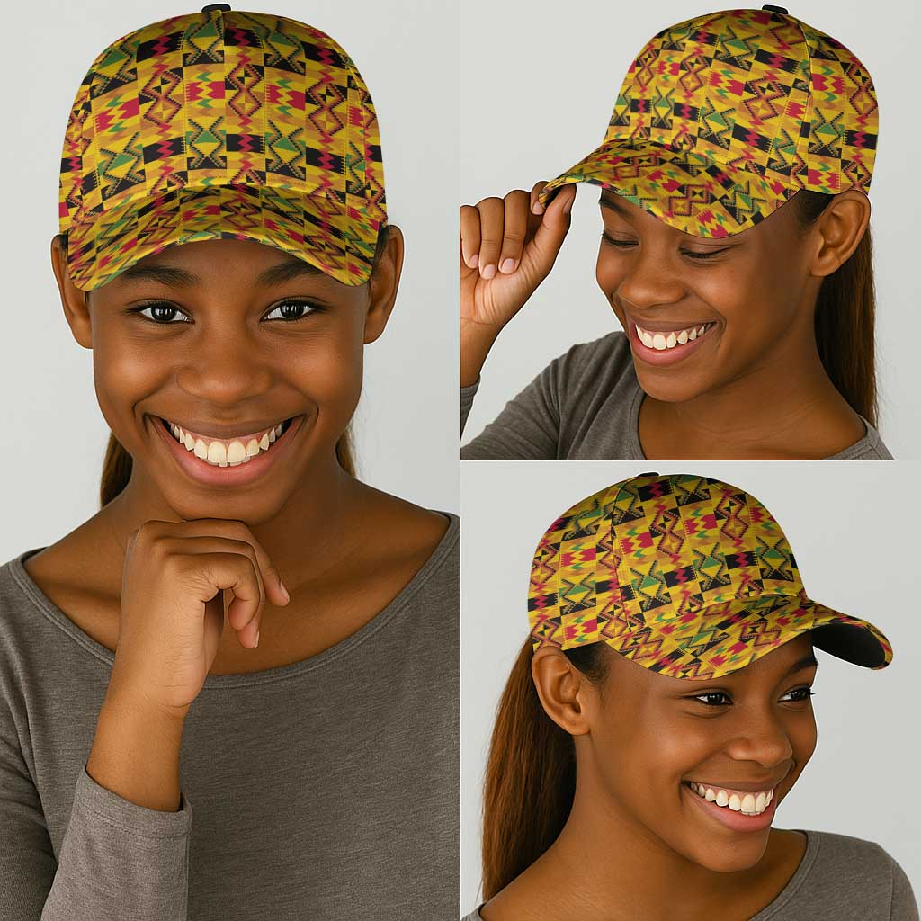 African Emaa Da Kente Pattern Classic Cap - African Pride