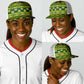 African Sika Fre Mogya Kente Pattern Baseball Net Cap - African Pride