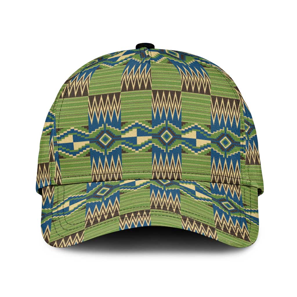 African Obaakofo Mmu Man Kente Pattern Classic Cap - African Pride