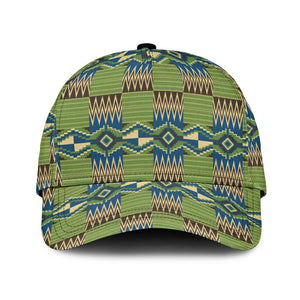 African Obaakofo Mmu Man Kente Pattern Classic Cap - African Pride