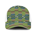 African Obaakofo Mmu Man Kente Pattern Mesh Trucker Cap - African Pride