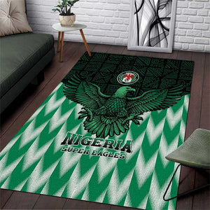 Custom Nigeria Football Area Rug African Pattern