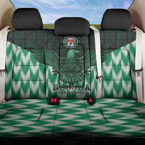 Custom Nigeria Football Back Car Seat Cover African Pattern