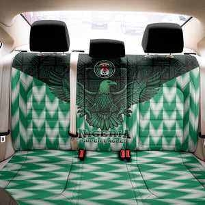 Custom Nigeria Football Back Car Seat Cover African Pattern