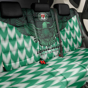 Custom Nigeria Football Back Car Seat Cover African Pattern