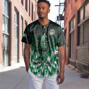 Custom Nigeria Football Baseball Jersey African Pattern