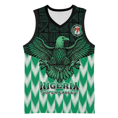 Custom Nigeria Football Basketball Jersey African Pattern LT15