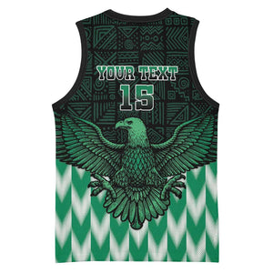 Custom Nigeria Football Basketball Jersey African Pattern LT15