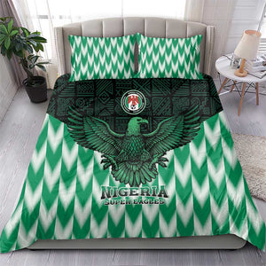 Custom Nigeria Football Bedding Set African Pattern