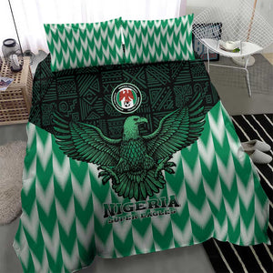 Custom Nigeria Football Bedding Set African Pattern