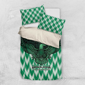 Custom Nigeria Football Bedding Set African Pattern