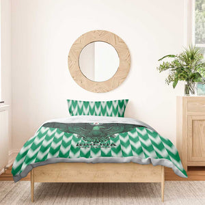 Custom Nigeria Football Bedding Set African Pattern