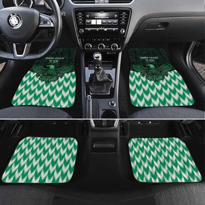 Custom Nigeria Football Car Mats African Pattern