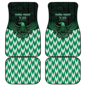 Custom Nigeria Football Car Mats African Pattern